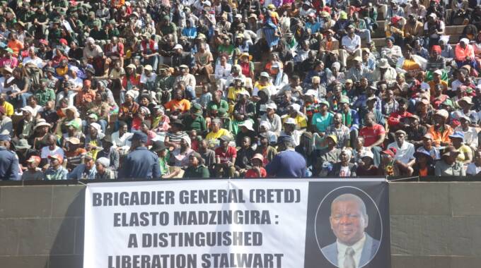 NEW: Zimbabweans pay last respects to national hero Brigadier-General ...